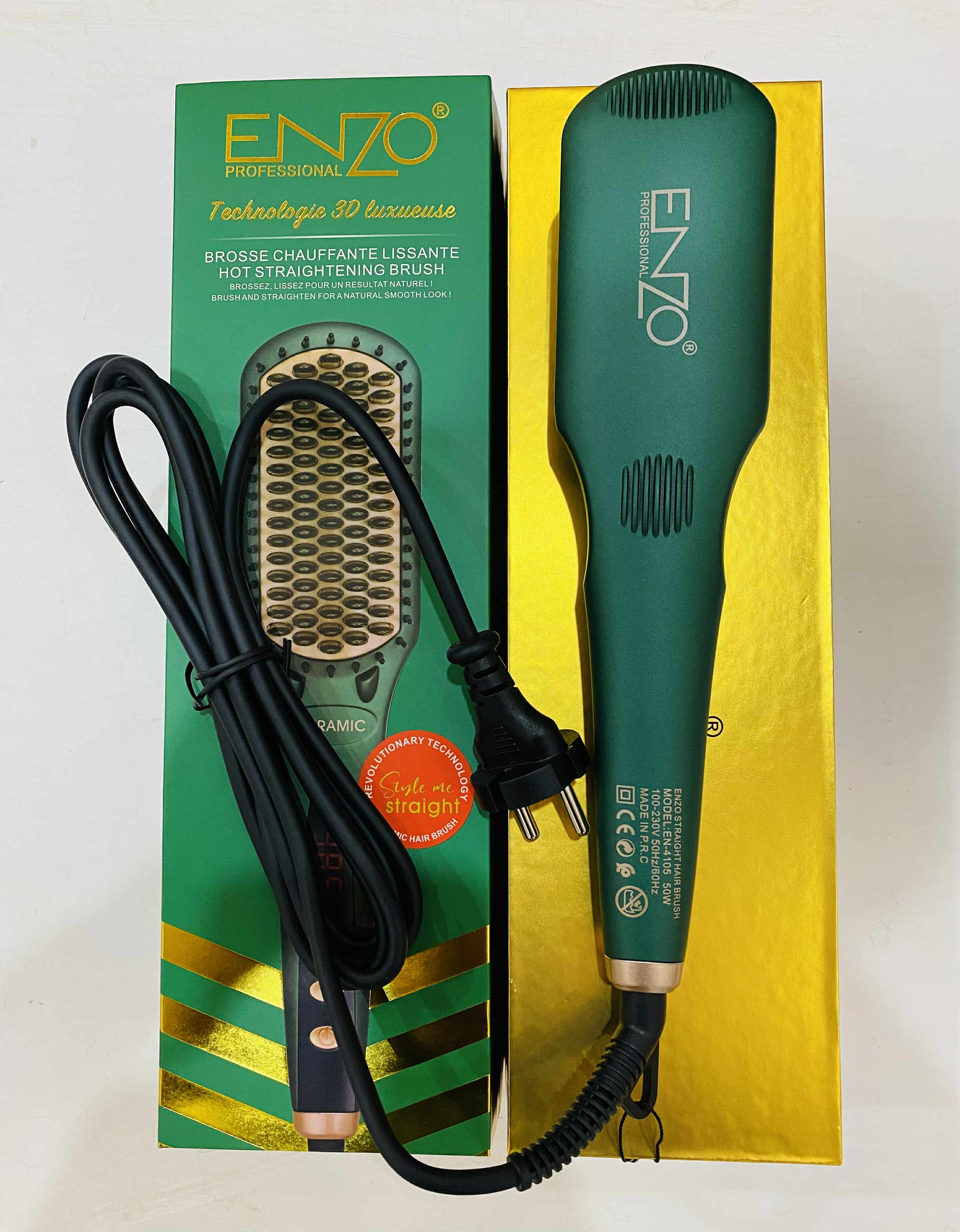 ENZO PROFESSIONAL Brosse Lissante 3D -4105-